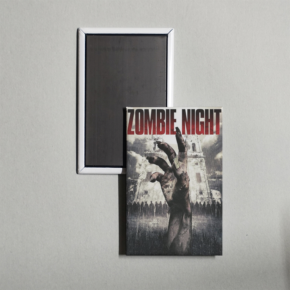 Zombie Night Mini Movie Fridge Magnet