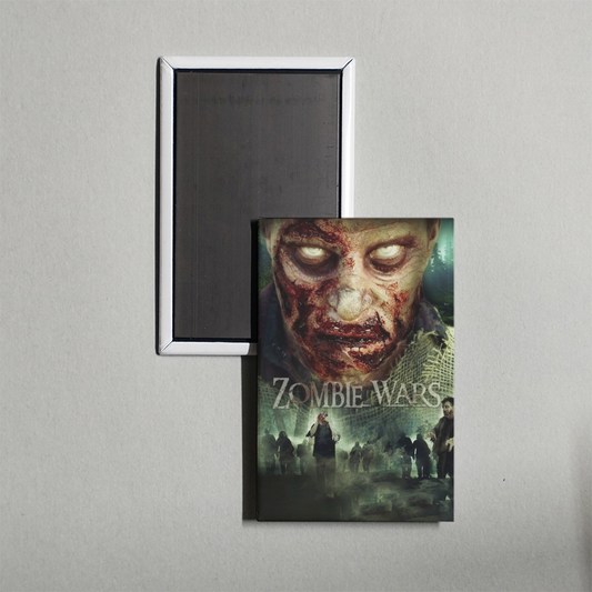 Zombie Wars Mini Movie Fridge Magnet