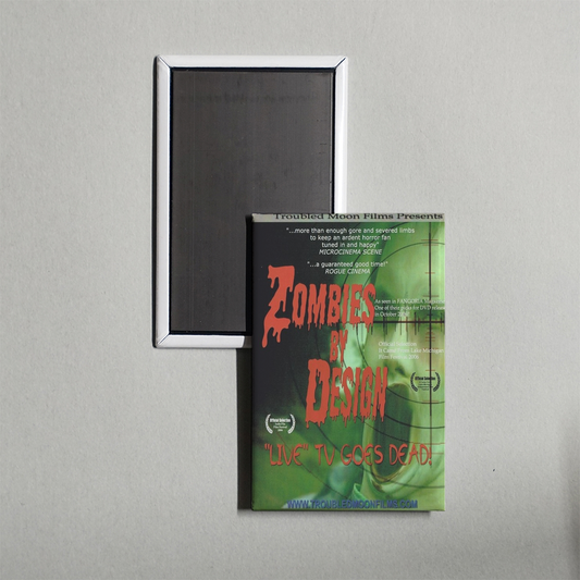 Zombies By Design Mini Movie Fridge Magnet