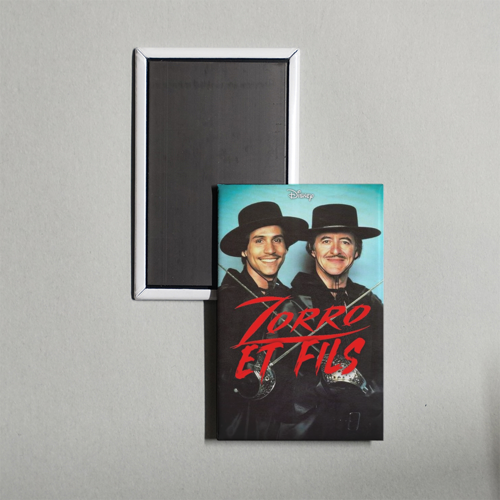 Zorro and Son TV Show Fridge Magnet