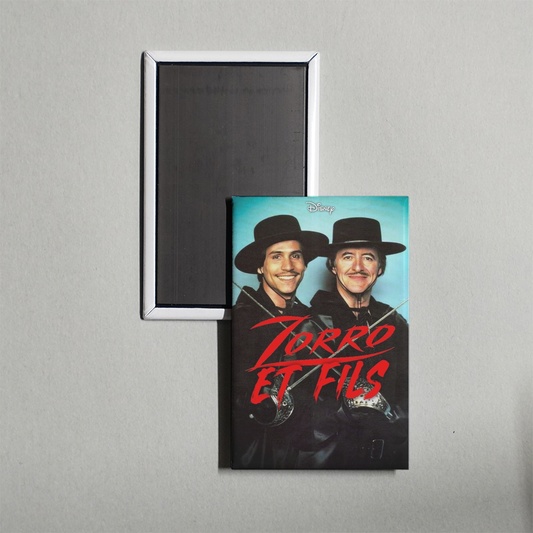 Zorro and Son TV Show Fridge Magnet