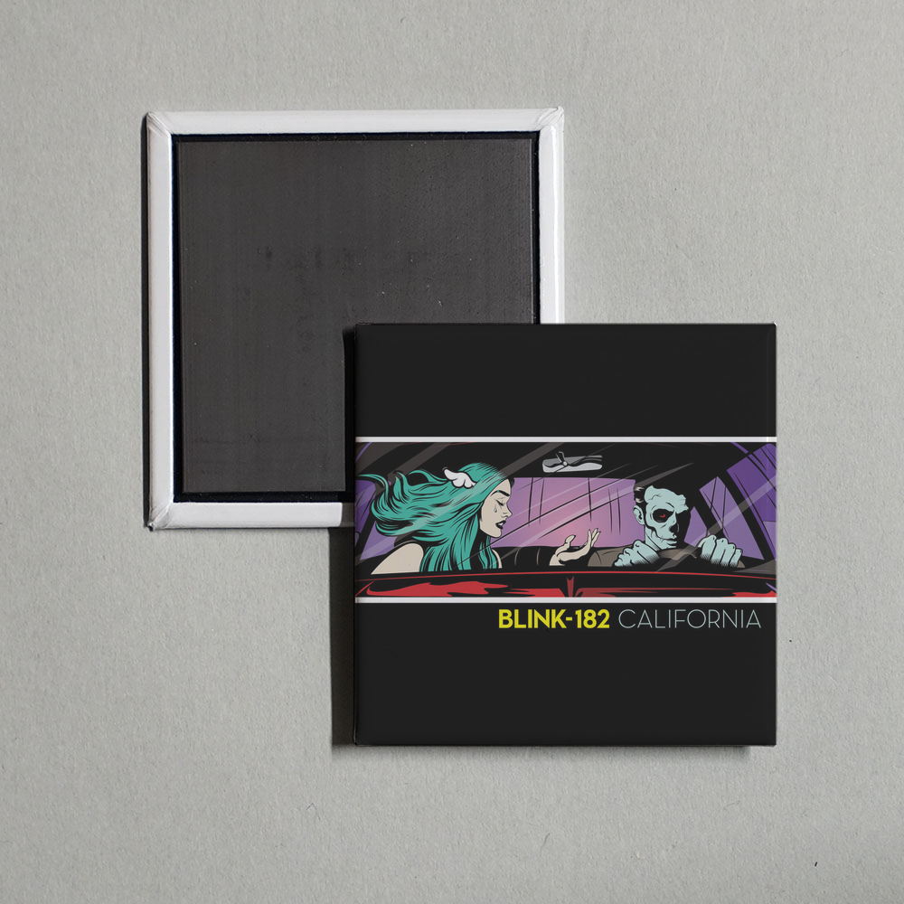 blink-182 - California (Deluxe Edition) Album Cover Fridge Magnet