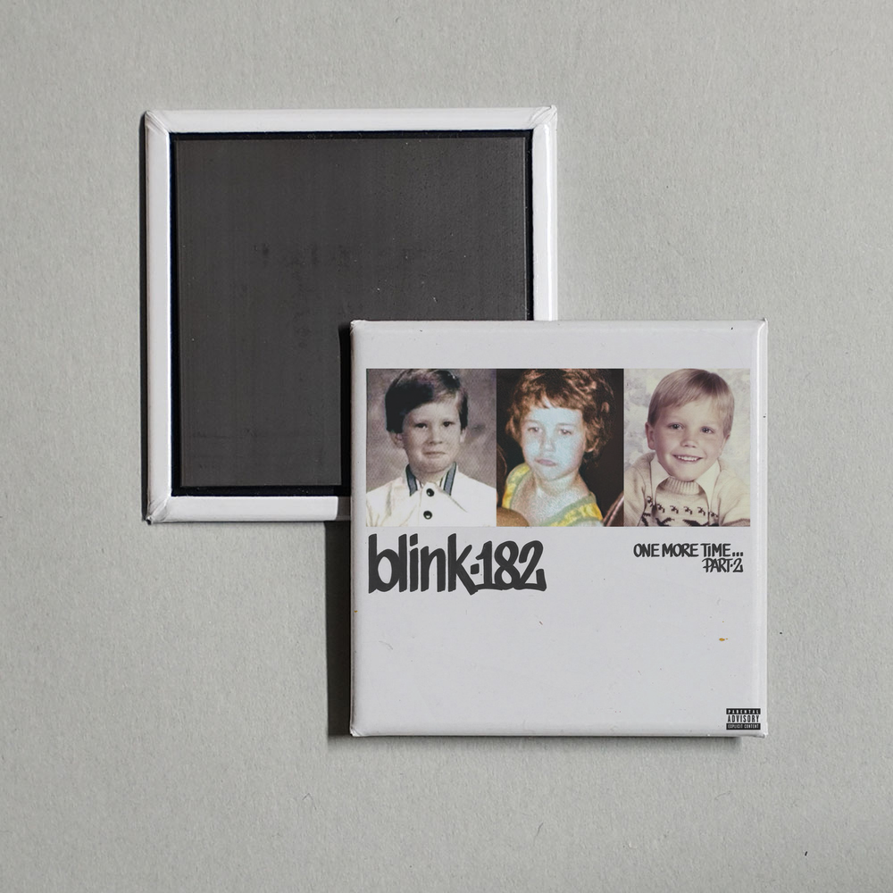 blink-182 - ONE MORE TIME... PART-2 Album Cover Fridge Magnet
