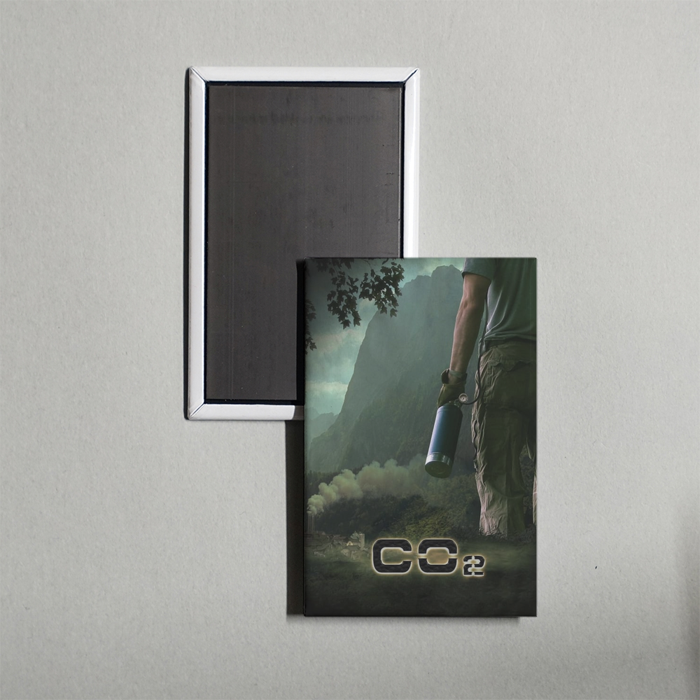 co2 Mini Movie Fridge Magnet