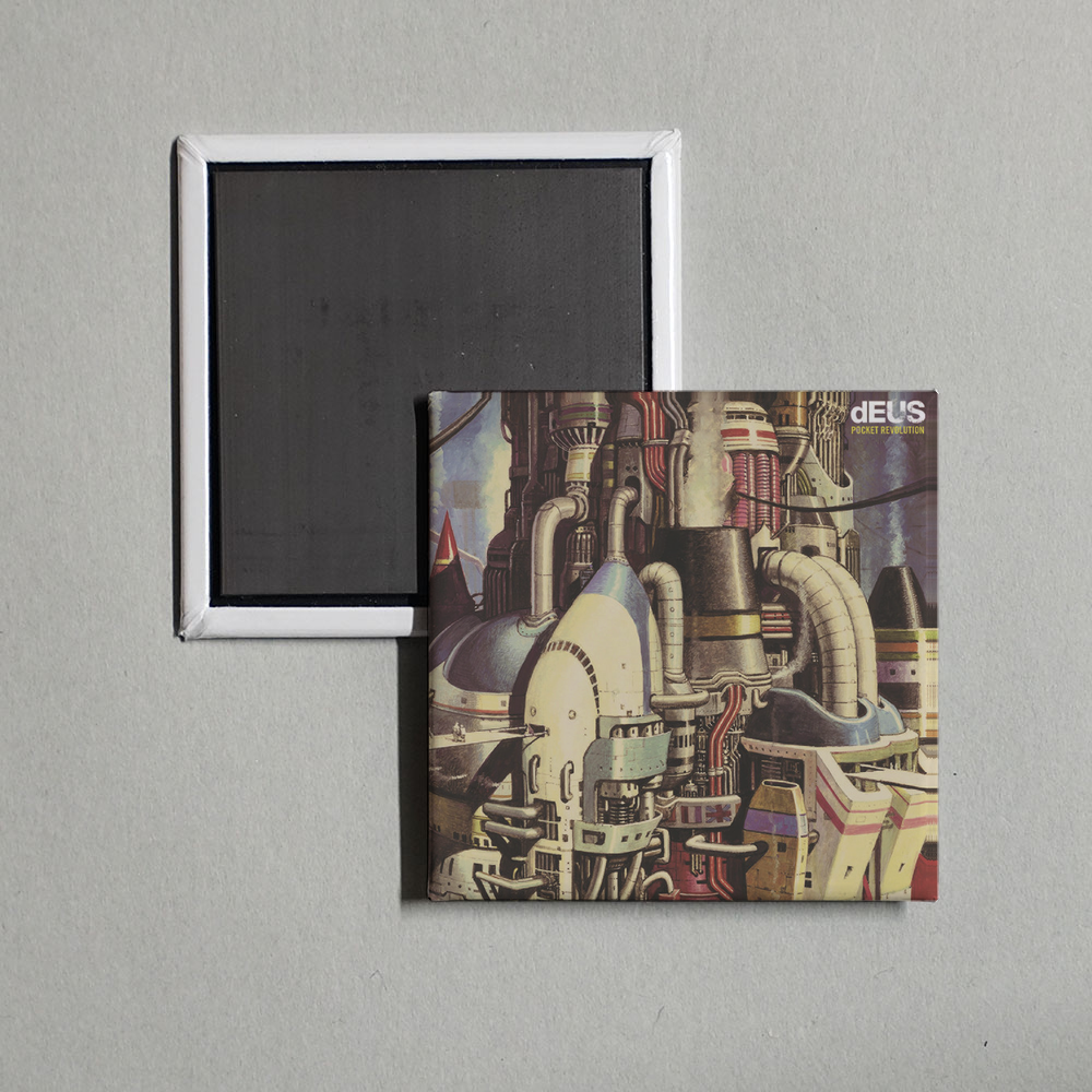dEUS - Pocket Revolution Album Cover Fridge Magnet