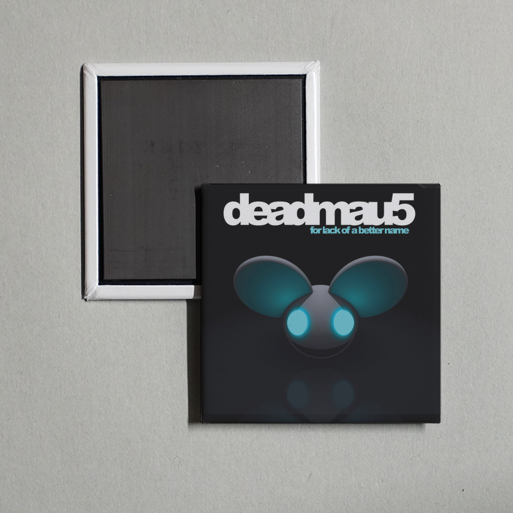 deadmau5 - For Lack of a Better Name Album Cover Fridge Magnet