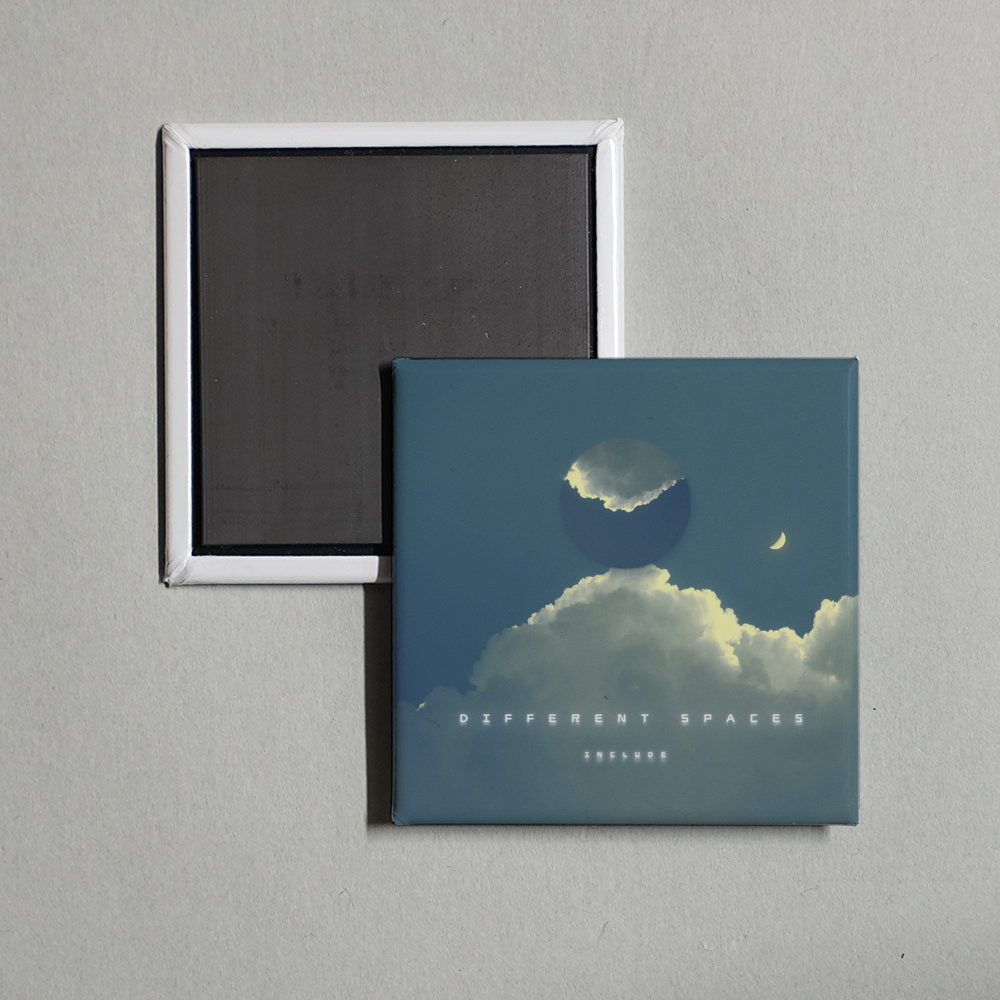 different spaces - Include Album Cover Fridge Magnet