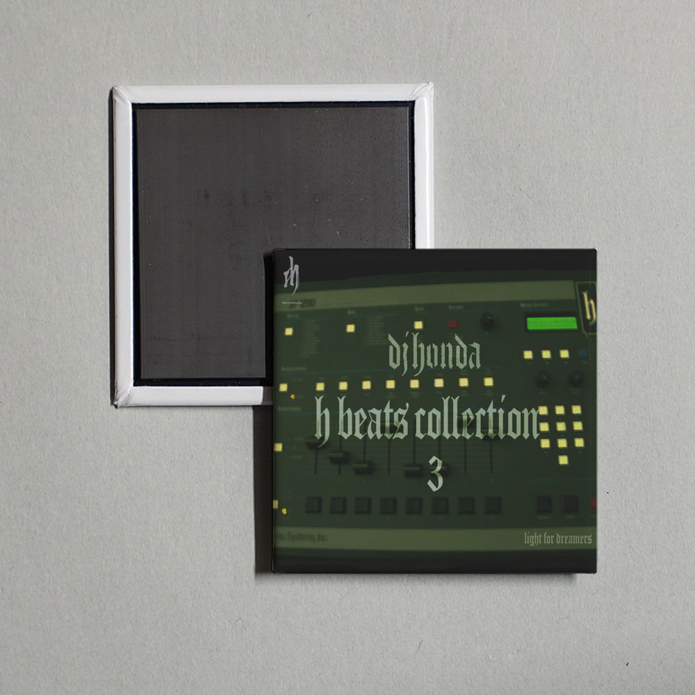 dj honda - h beats collection, Vol.3 Album Cover Fridge Magnet