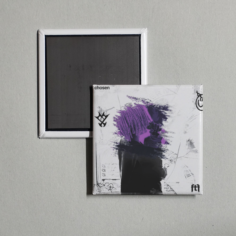 jonoftf - CHOSEN FINAL MIX Album Cover Fridge Magnet