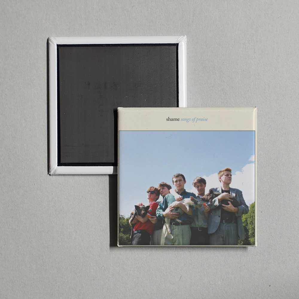 shame - Songs of Praise Album Cover Fridge Magnet