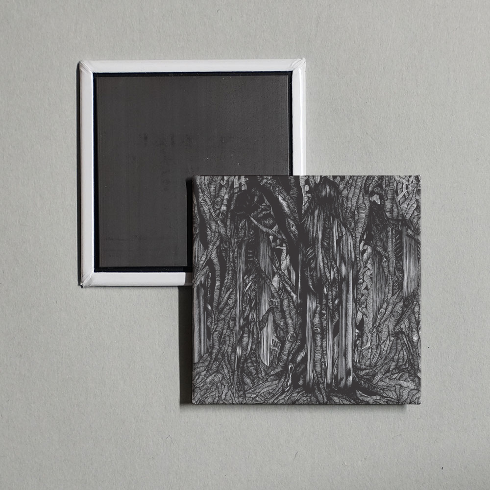 sunn O))) - Black One Album Cover Fridge Magnet